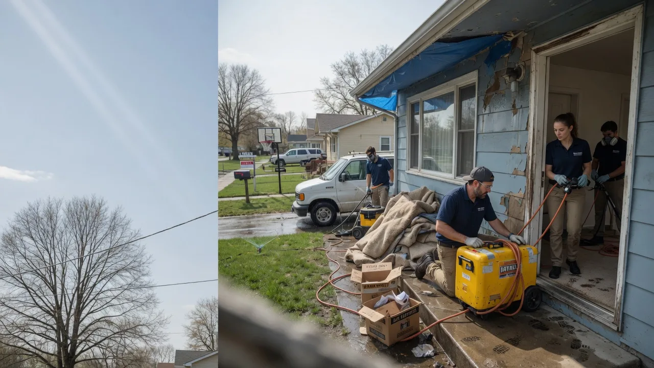 Basement Flood Cleanup in Decatur, IL near me